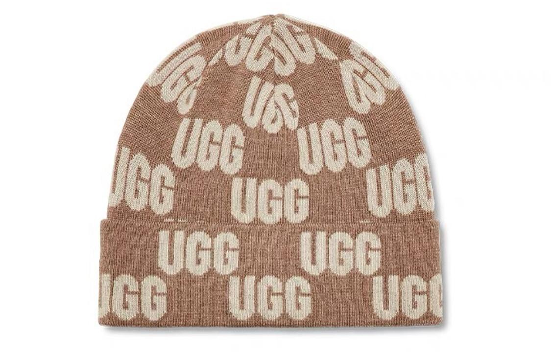 UGG Acrylic, Wool, Polyamide Beanies Women s Khaki 22663-CHMU OS