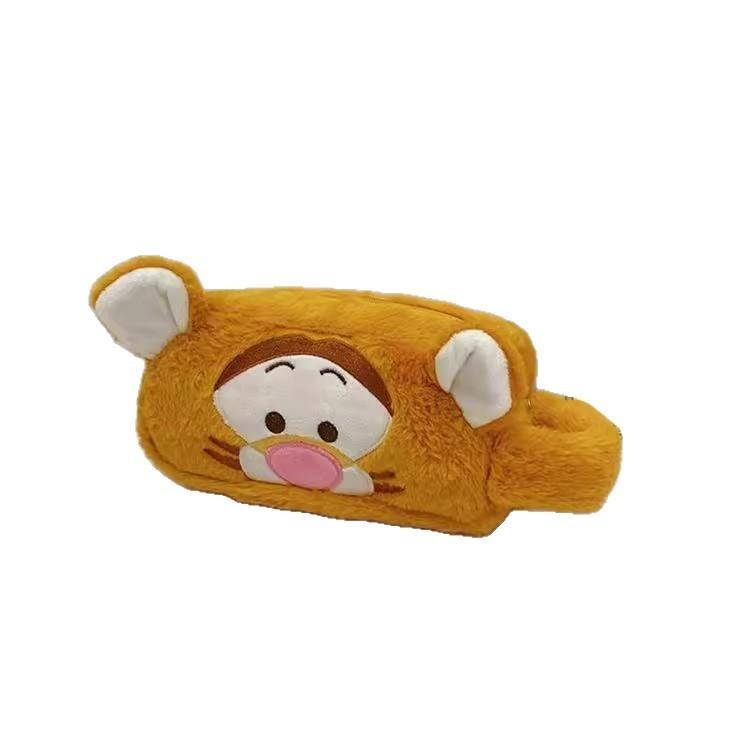 Meine Freunde Tigger Pooh Cartoon Plüsch Federmäppchen Weiches Material Niedliches Tierdesign Für Kinder Schulbedarf