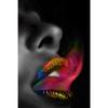 1pc Black Women and Red Lip Poster African Women Portrait Canvas Prints Wall Art Pictures For Living Room Artwork Pictures