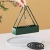 Iron Mosquito Coil Holder Wall-mounted Function Use Safe Easy To Lay-flat Mosquito Coil Stand