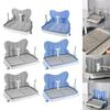 Dog Toilet Indoor Potty Tray Fast Cleaning Sturdy Non Slip Grille with Urinary Column for Small and