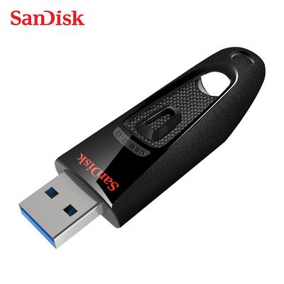 SanDisk 128GB Ultra USB 3.0 Flash Drive 16GB 32GB 64GB 256GB 512GB Original Memory Stick U Disk Pendrive CZ48 Max 130Mb/s for Computer