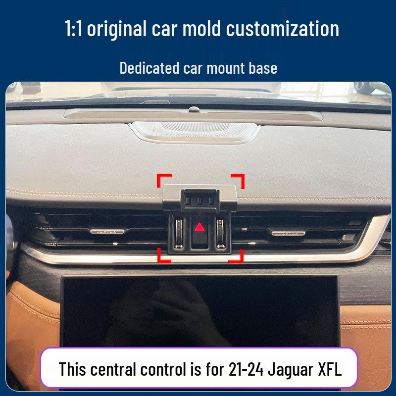 Jaguar XFL 2017-2024 Lüftungsschlitz Handyhalterung mit Navigationshalterung