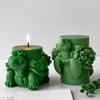 3D Tortoise Succulent Cactus Silicone Candle Mold Handmade Gift Crafts Plaster Resin Mold DIY Turtle Handmade Soap Candle Making