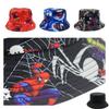 European And American Spider-man Cartoon Printed Cotton Fisherman Hat Sun Hat