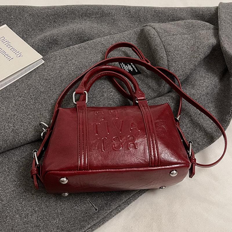Women's Versatile Retro Boston Crossbody Bag