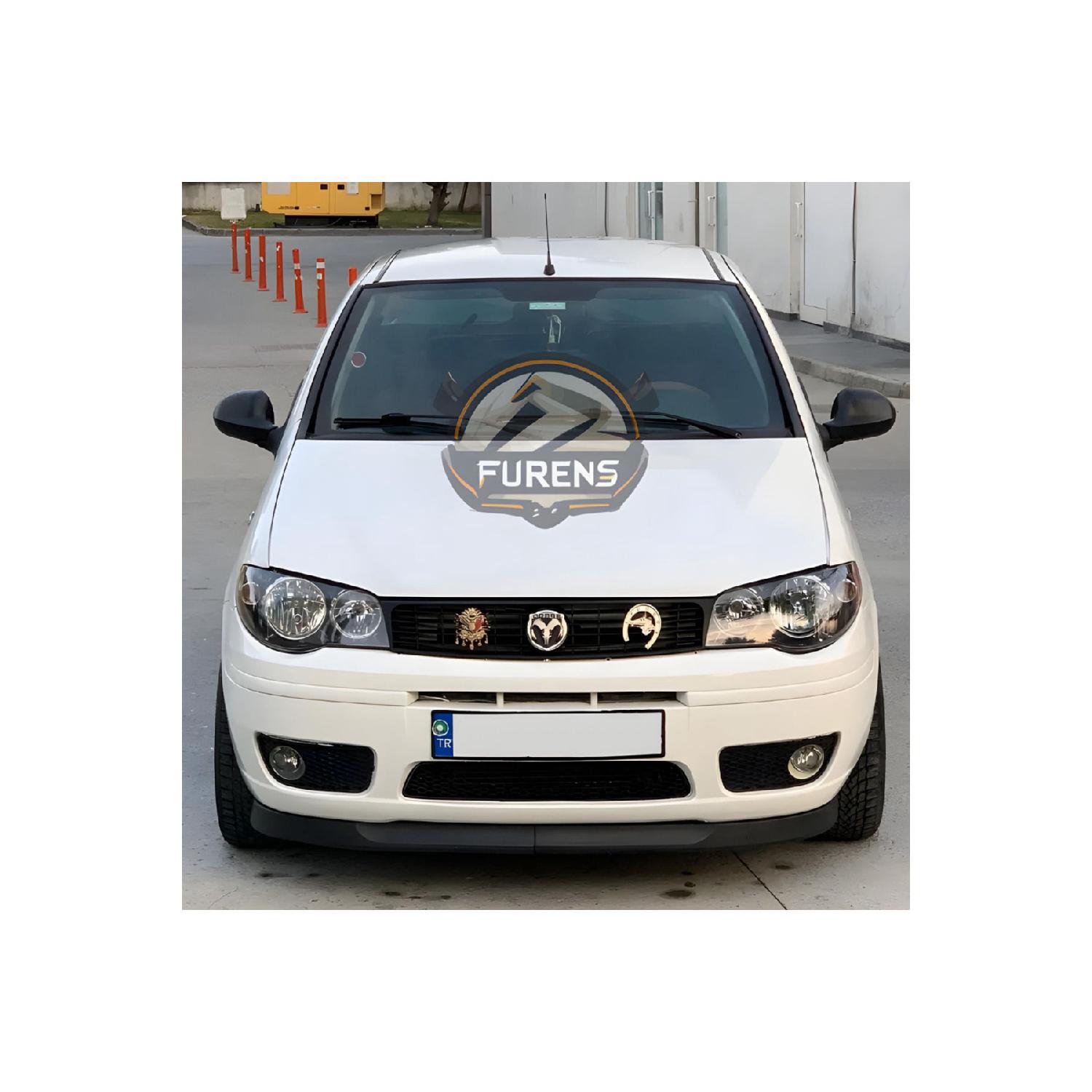 

Fiat Albea 2002-2013 Совместимая H-образная губа Гибкая передняя губа 2 шт. Вставка передней двери Бампер Нижний язычок