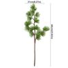 Reception Decor 60 CM Artificial Pine Branch Plastic Realistic Pine Trees Plants Luxury Decorative Fake Plants Hotel Lobby