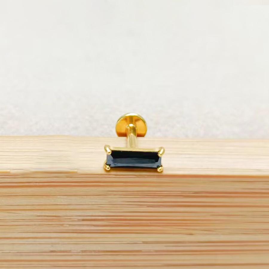 F136 Titanium Zircon Pendant Tragus Stud Cartilage Piercing Jewelry