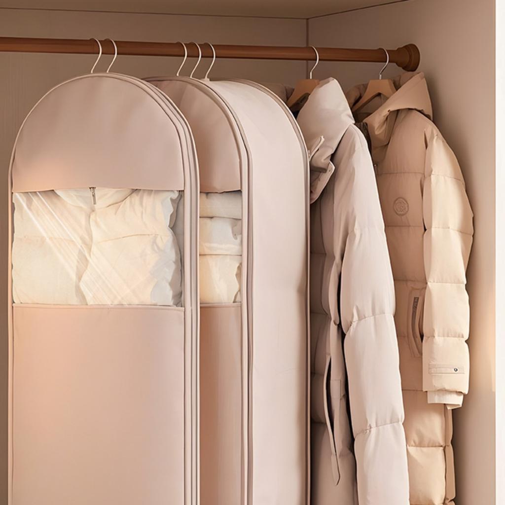 Hanging, Compressed, Dust-proof, Clothing, Down Jacket, Storage Bag, Dust Bag, Wardrobe, Seasonal Change, Transparent