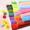 100pcs Multicolor Chenille Twist Sticks- DIY Craft Sticks, Colorful DIY Craft Supplies, Party Supplies,Colourful Twist Stick