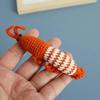 Key Decoration Shrimp Charm Keychains Hand-Woven Shrimp Doll Keyring  Backpack Handbag