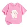 Kids Boys Girls 100% Cotton Short Sleeve Crew Neck T-Shirt,
