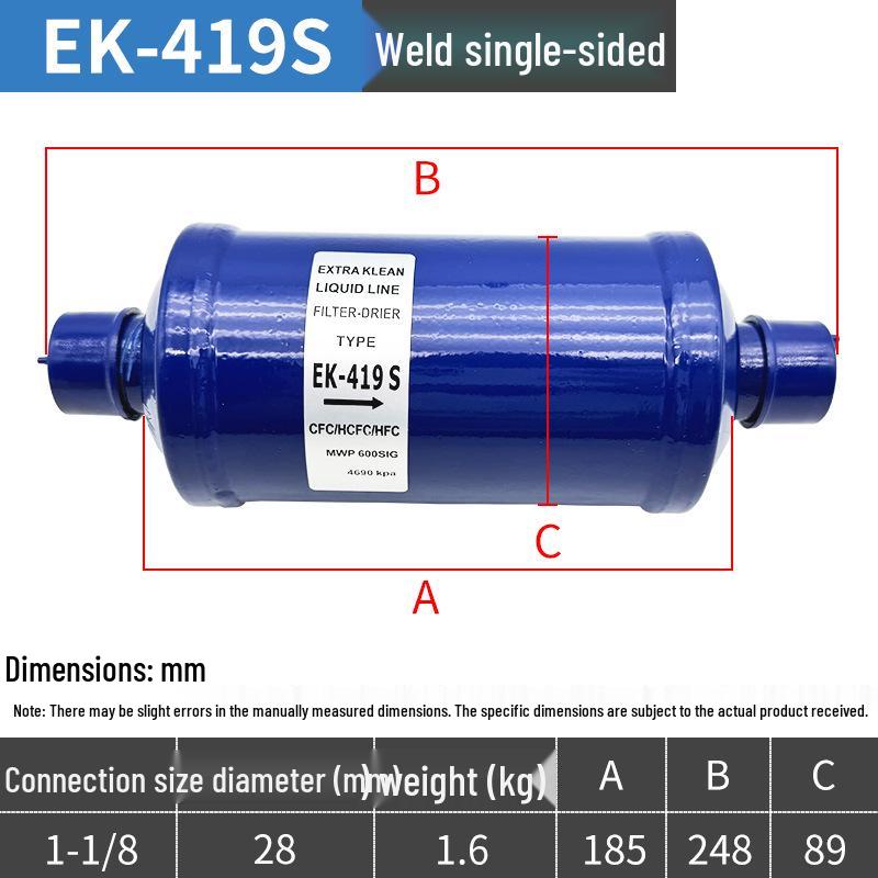 Central Air Conditioning Cold Storage Dryer Filter Unit - Refrigeration Accessories 083/084