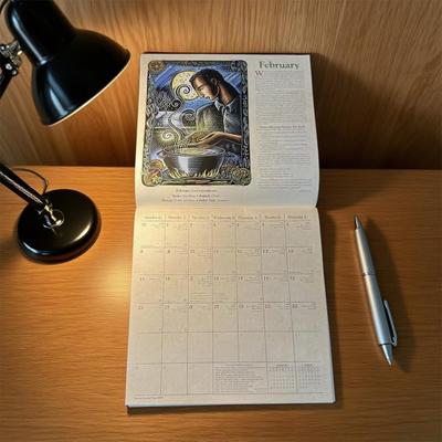 2026 Hexenkalender Jahr der Hexe Monatsplaner Magische Weisheit Astrologische Daten Almanache Terminkalender