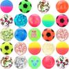 10PCS Bouncing Balls 25mm Rubber Children Toys Elastic Ball Mixed Style Indoor and Outdoor Toy Float Ball Birthday Gift TMZ