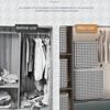 Large 47.55 Gallon Plaid Travel Storage Bag Dustproof Zipper Convenient Clothing Protection Bag Thick Durable Blanket Organizer