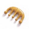 Hair Comb Anti-static Round Edges Thickened Pressing Acupoints Polished 5/8 Teeth Meridian Massage Sandalwood Wood Comb Home Supply