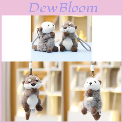 Plush Otter Toy For Kids Girls With Keychain And Bag Charm Gift Idea