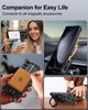 Oatsbasf Metal Magnetic Phone Case for Samsung Galaxy Z Fold 7 with Stand 360°Rotating for Magsafe Wireless Charging Frameless