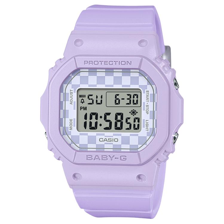 CASIO Women s BABY-G Purple Watch BGD-565GS-6PR Purple Watch Dial