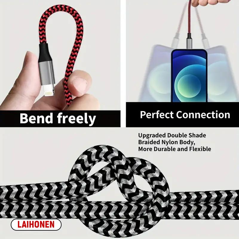 1M 2M 3M USB A To Lightning MFi Certified Cable For 14 13 12 11 X XR Pro Max Fast Charging Cable Charger Data Wire Cord
