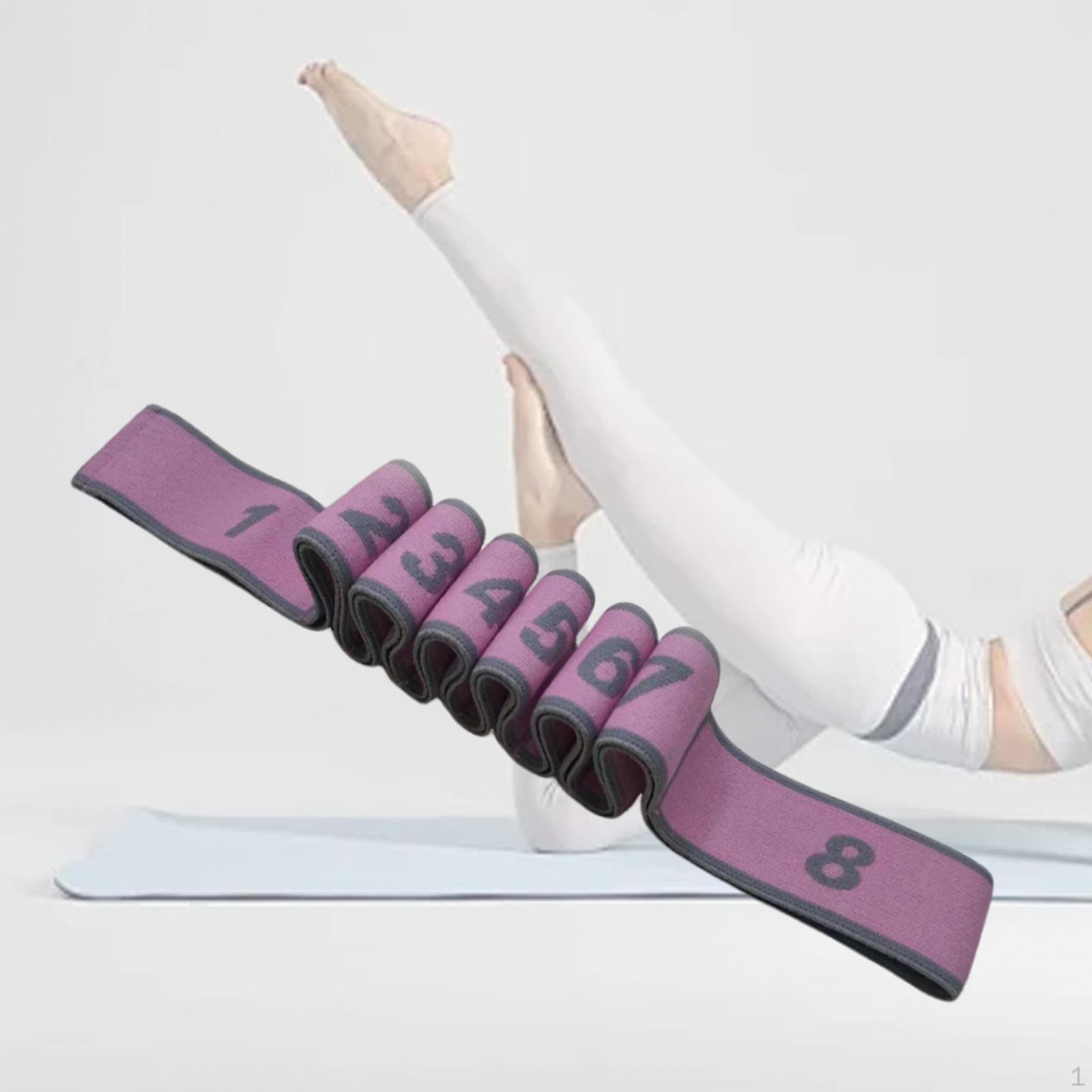 

Растягивающийся ремень для йоги с несколькими петлями, неэластичный эспандер для упражнений для тренажерного зала, фитнеса,