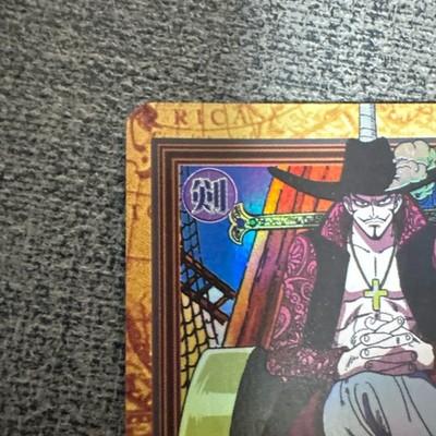 One Piece Mihawk Carddass Hyper Battle TCG C170 Holo Foil Vintage 2000 Japan