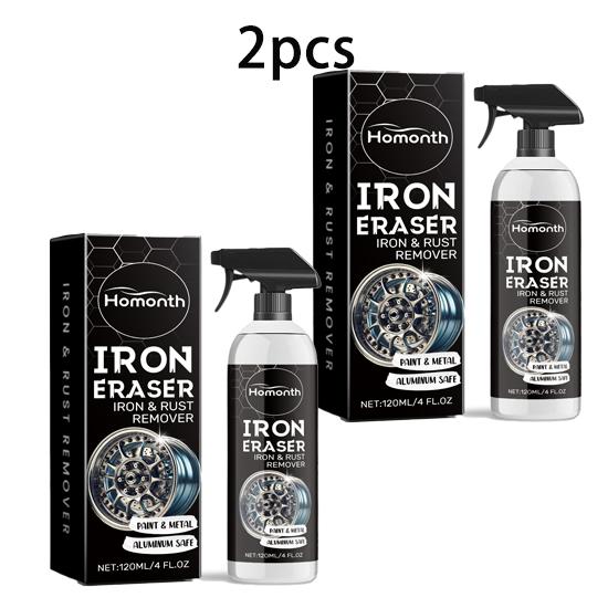 Homonth car rust remover cleaner, car metal surface rust remover, decontamination, renewal, tire and wheel rust cleaner 120ml