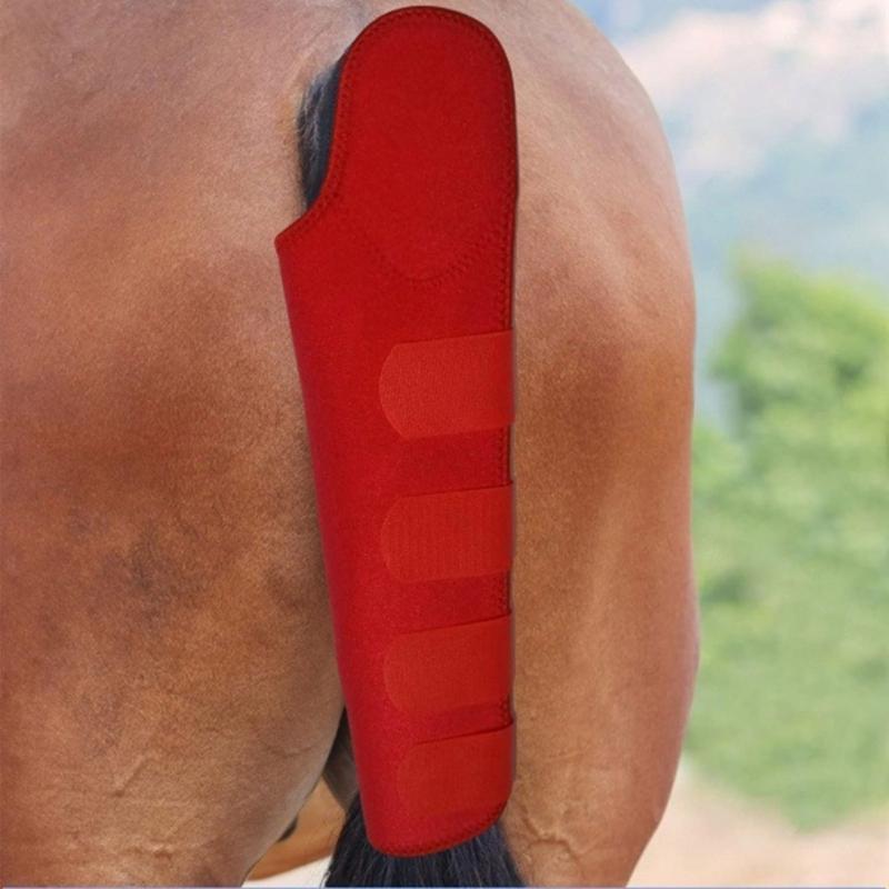 Reinforced Horse Tail Guard With 4 Adjustable Straps For Stable Fit During Transport Training And Shows