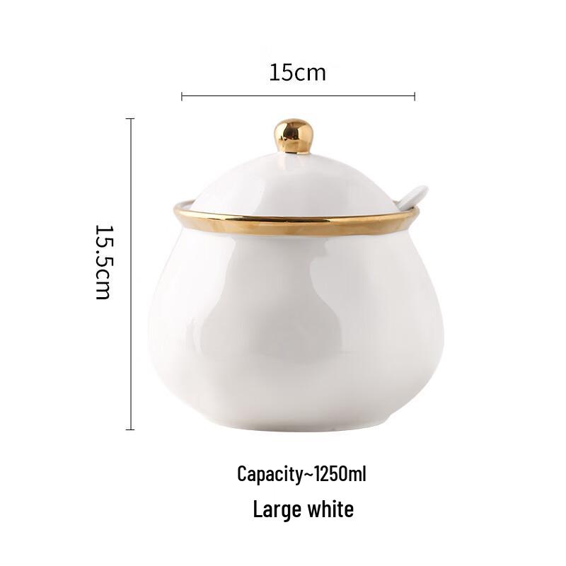 ZISIZ High-Temperature Resistant Lard Jar