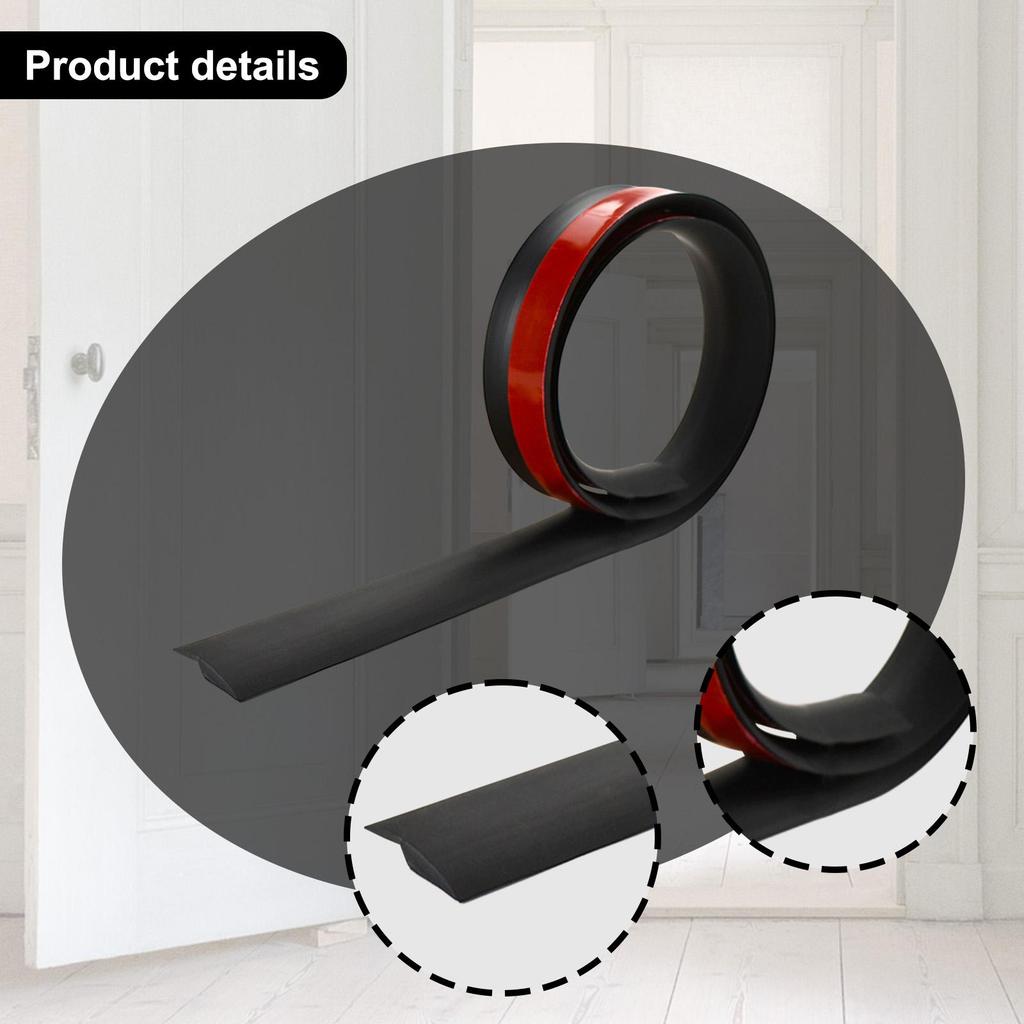2M Flooring Seam Strip Laminate Strip 3.5cm Wide Waterproof Cuttable for Door Threshold Uneven Surface Joining Gap Kitchens