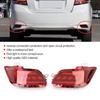 2 st Bil LED Bakre Bumper Reflektor Ljus Passar för Toyota Vios 2016 2018