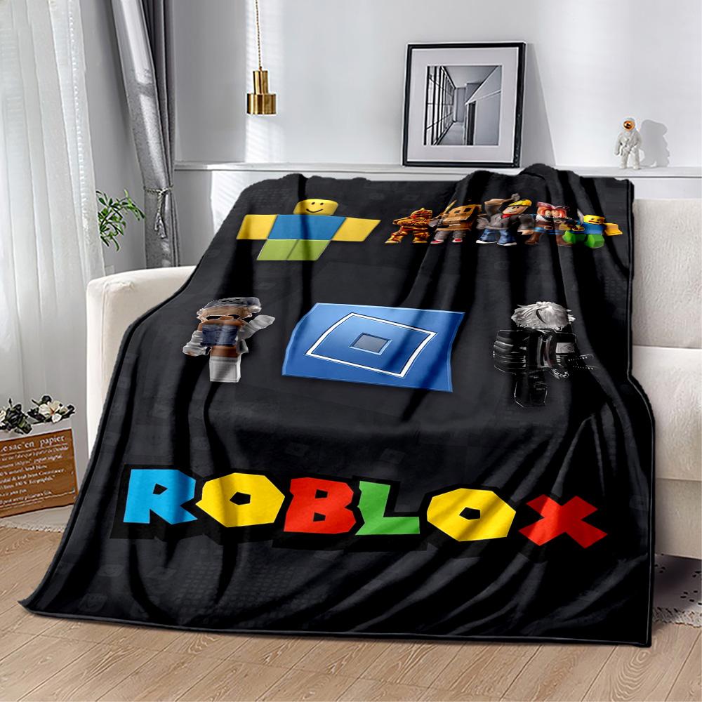 Roblox 199 Blanket Comfortable Suitable for Livingroom Office Chair Couch Four Seasons Universal Warmthful Decor
