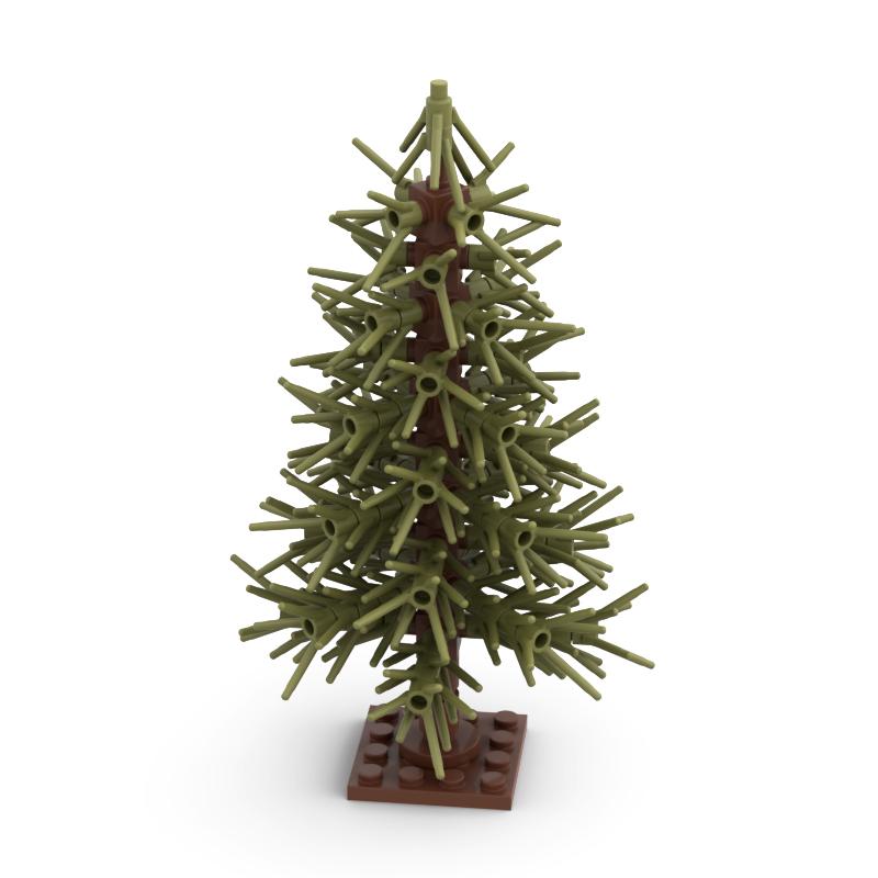 MOC City Street Scene Plant Model Sets Forest Assemble Building Block Park Jungle Assemble Bricks Toys