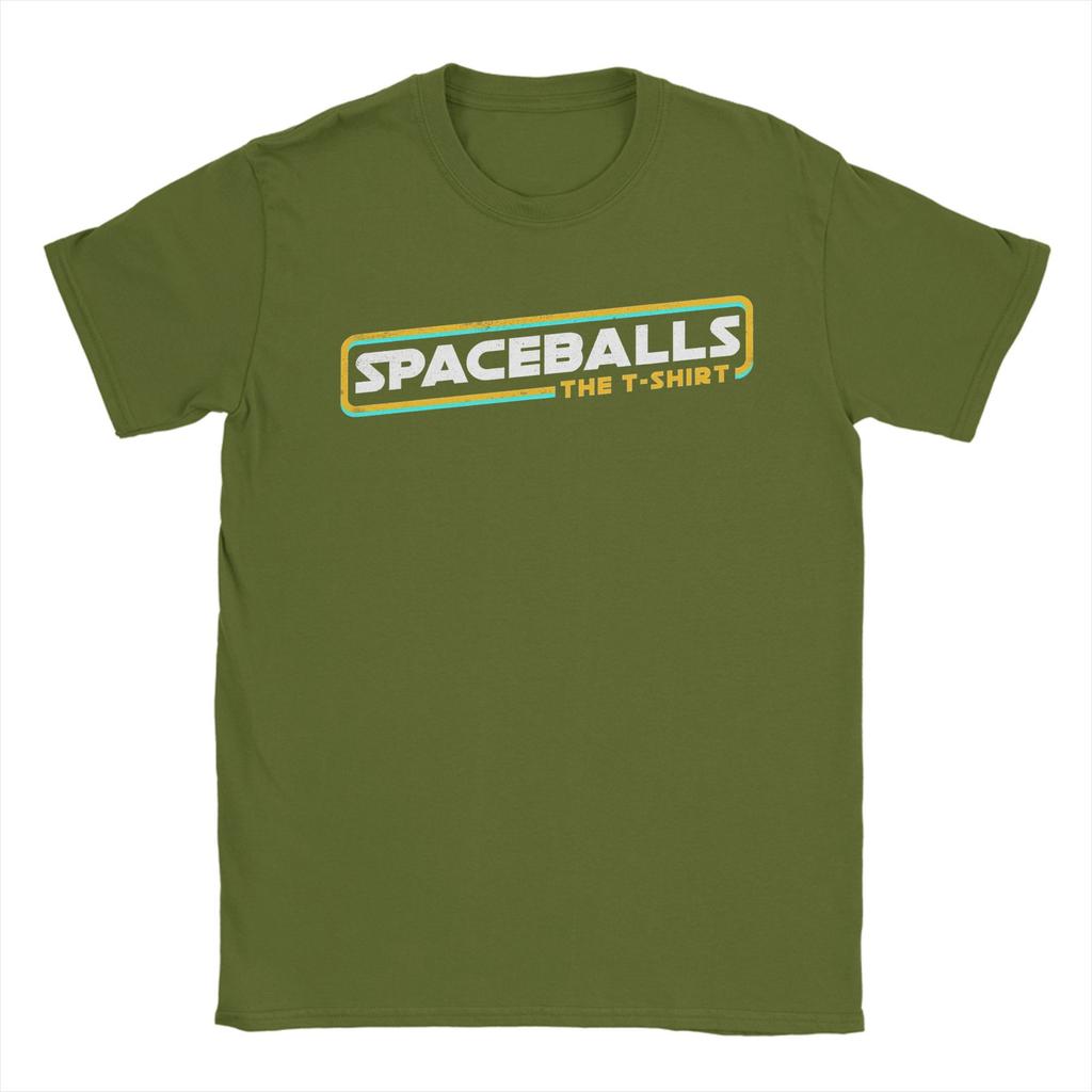 Men's T-Shirts Spaceballs Novelty Pure Cotton Tee Shirt Short Sleeve  T Shirts Crew Neck Clothing New Arrival