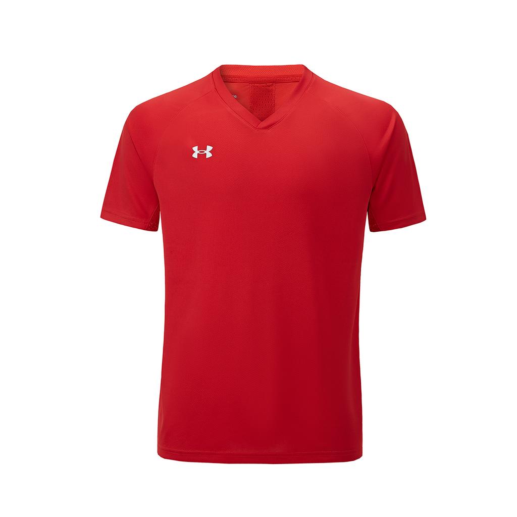 Under Armour Daily Fitness Jersey Running Soccer Knit Training T-Shirt Unisex Tops Red 21500524-600
