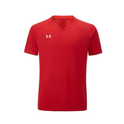 Camiseta Deportiva Diaria para Fitness Running Fútbol Punto Entrenamiento Unisex Tops Rojo 21500524-600