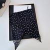 Retro Sweet Polka Dots Print Chiffon Scarf Women'S  All-Match Belt Scarf