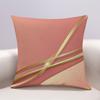 Pillow Cover Curved Art Simple Living Room Sofa Pillowcase with Core Seat Back Cushion