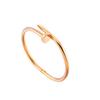 CELES  Nail Diamond Bracelet 18K Plated Stainless Steel Bangles Jewelry for  Women's Anniversary