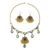 Bohemian Retro Tassel Necklace and Earring Set , Exotic Ethnic Style Jewelry for Women Daily Wear and Party