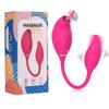 2 In 1 Vibrating Egg with Clitoris Sucking Vibrator G-Spot Clitoris Stimulator Nipples Clit Sucker Lady Sex Toys for Womans