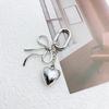 Bowknot Alloy Charm Keychain Bag Ornament Fashion Handbag Ornament Key Charm Alloy Texture Suitable for Various Occasion