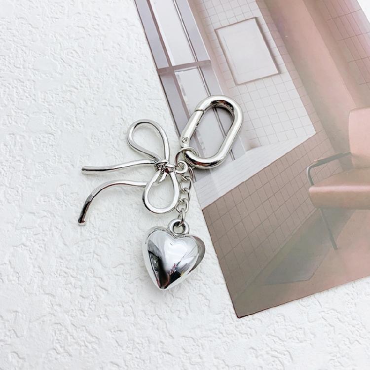 Bowknot Alloy Charm Keychain Bag Ornament Fashion Handbag Ornament Key Charm Alloy Texture Suitable for Various Occasion
