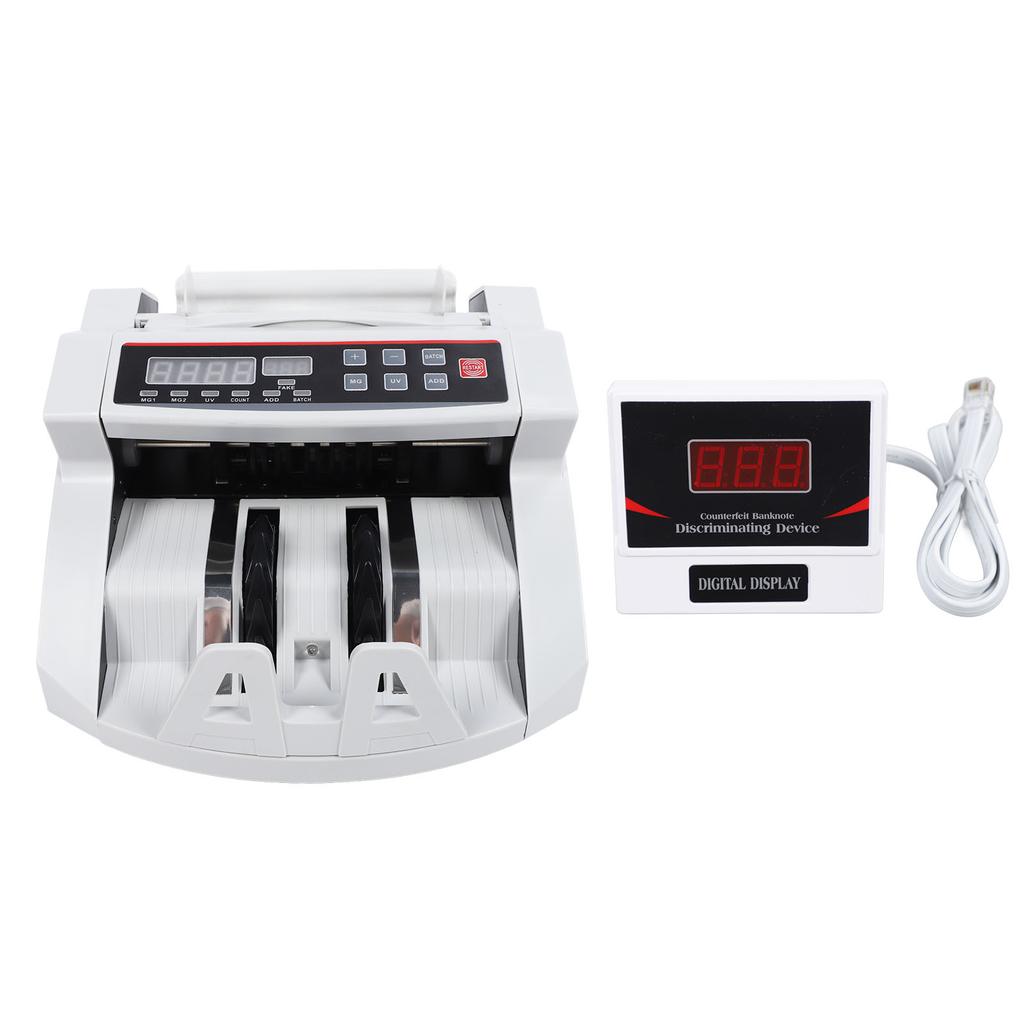 Counterfeit Bill Detector Rapid Detection High Accurate Money Counter Machine with LED Display for