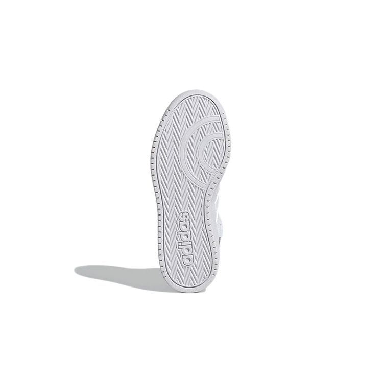 Adidas Neo Hoops 2.0 K Casual Non-Slip Durable Mid-Top Skate Shoes Kids Sneaker White Blue GZ7770