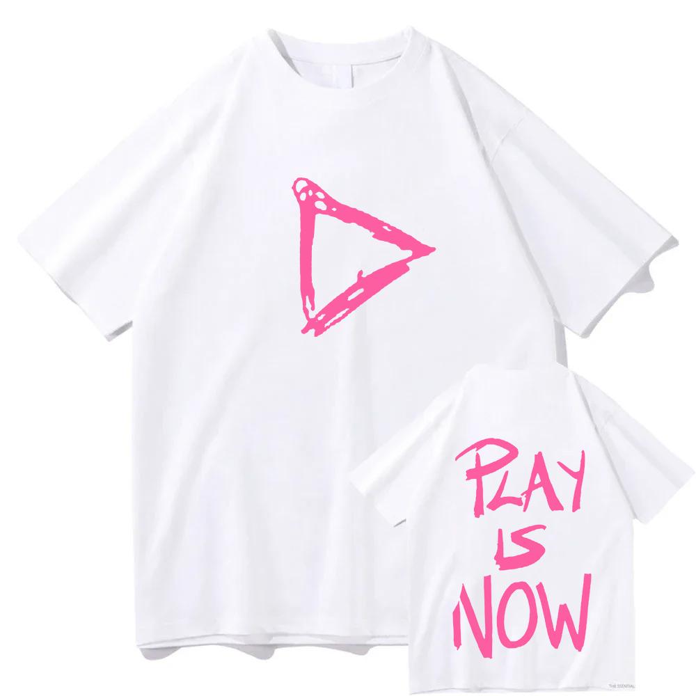 Ed Sheeran Play Is Now Tshirts Short Sleeve Cotton Fashion Tshirt Casual Men Women Loose Teeshirt Streetwear Unisex Print Tees