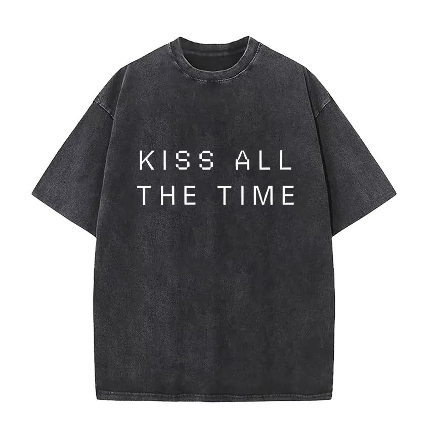 Harry Styles Together Tour 2026 Vintage Washed T-Shirt Men Women Pop Music Fashion Oversized Cotton Casual Streetwear