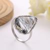 Stone Texture Metal Napkin Rings with European Style Suitable for Hotel and Restaurant Dining Tables Set of 6 Rings